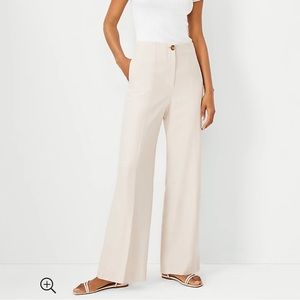 Ann Taylor Seamed Pant - Ivory - 4P